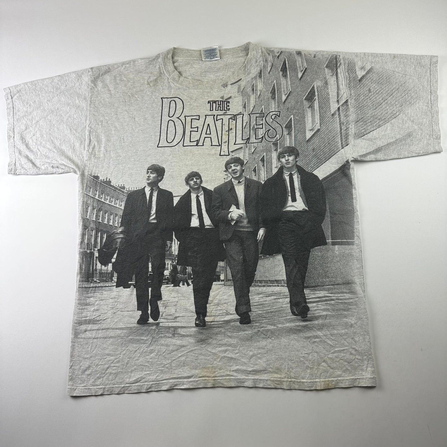 Vintage 1997 The Beatles Shirt XL All Over Print