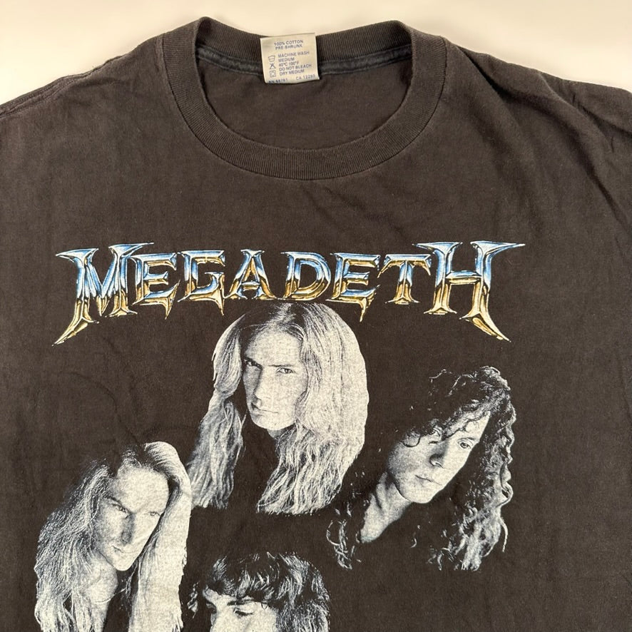 Vintage 1992 Megadeth Shirt XL Countdown To Extinction