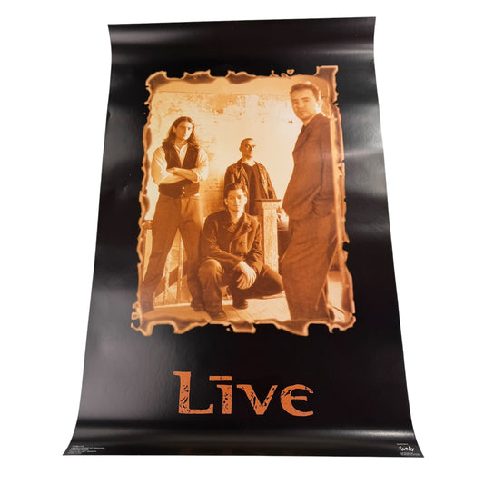 Vintage 1995 Live Poster