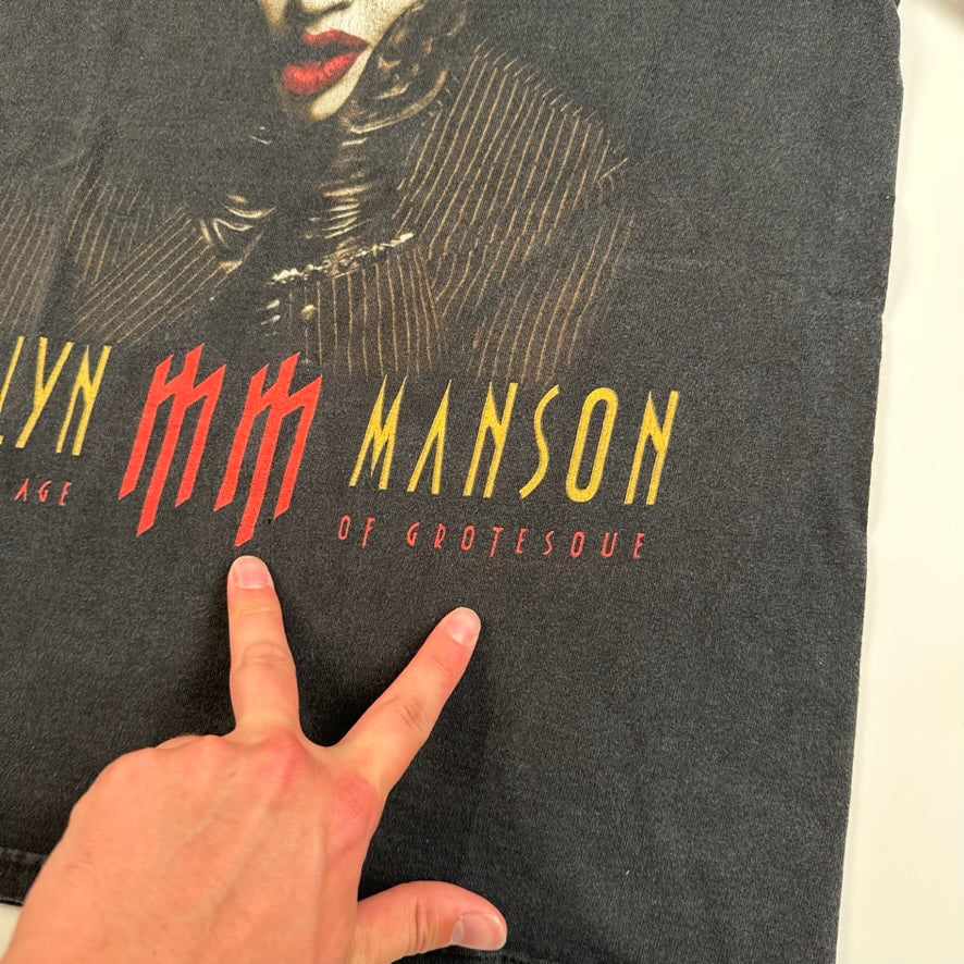 Vintage 2003 Marilyn Manson Shirt Small The Golden Age