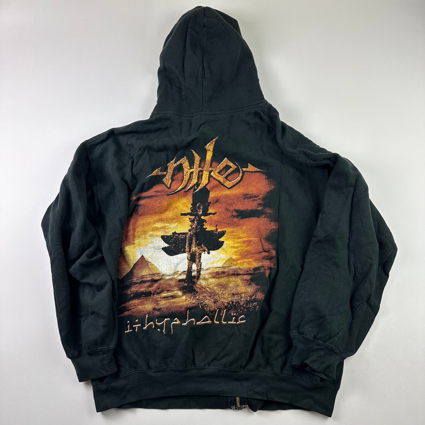 2007 Nile Zip Up Sweatshirt Large Ithyphallic