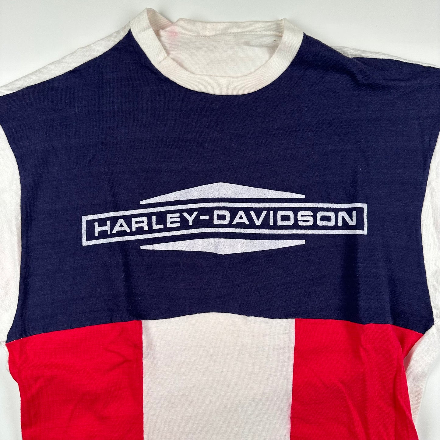 Vintage 70s Harley Davidson Shirt Medium Phil Peterson