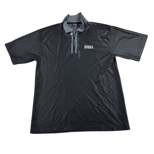 Vintage 90s Metallica Shirt Polo Jersey Large