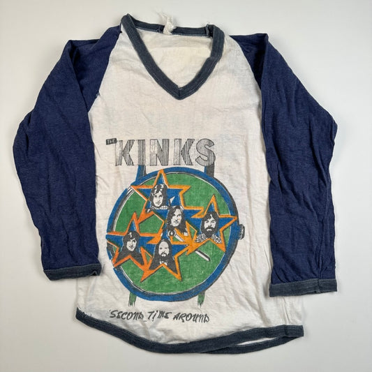 Vintage 1980 The Kinks Shirt Small Second Time Around