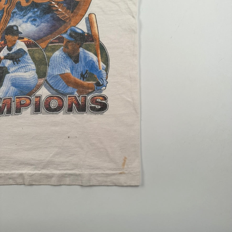 Vintage 1996 Yankees Shirt Large Rap Tee World Series Champions