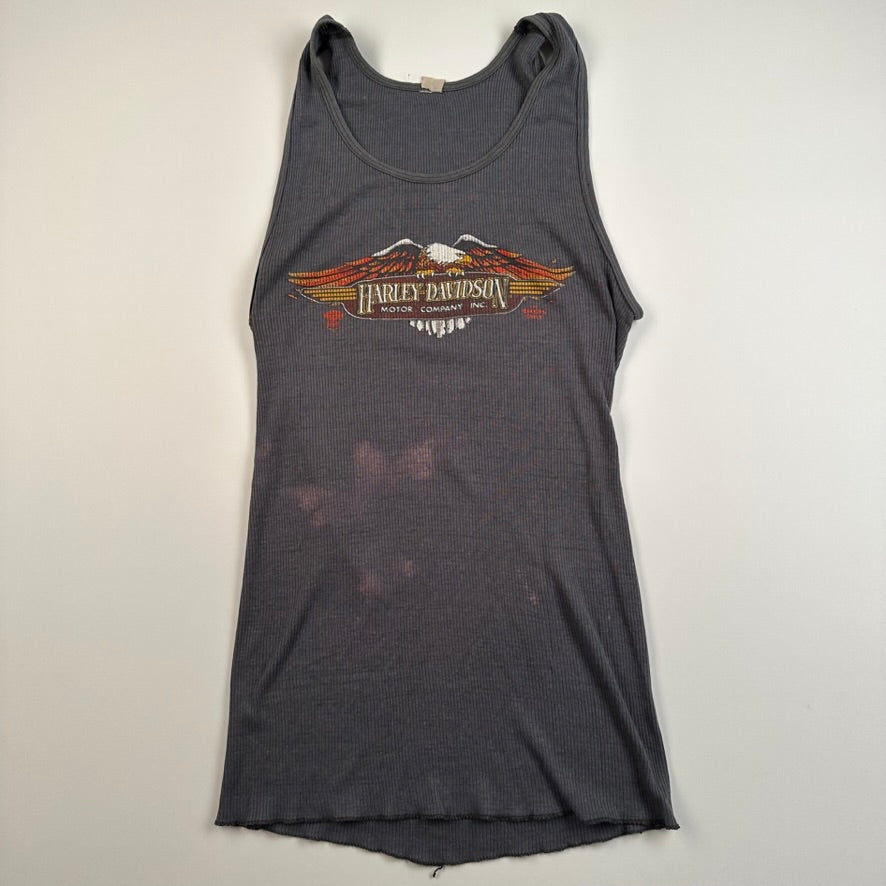 Vintage 80s Harley Davidson Womens Tank Top Shirt Small