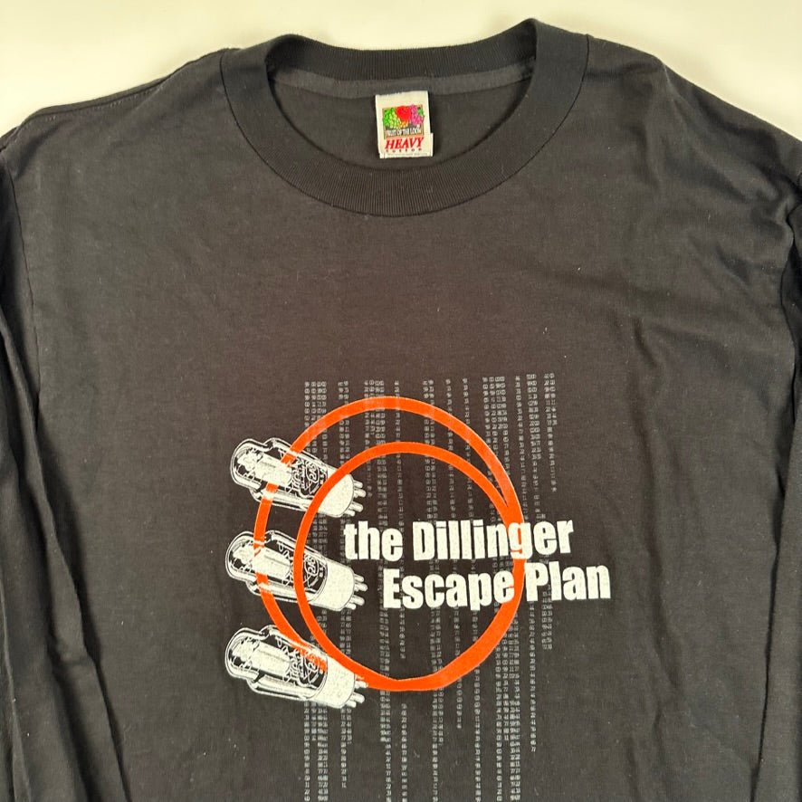 Vintage 90s The Dillinger Escape Plan Long Sleeve Shirt Large