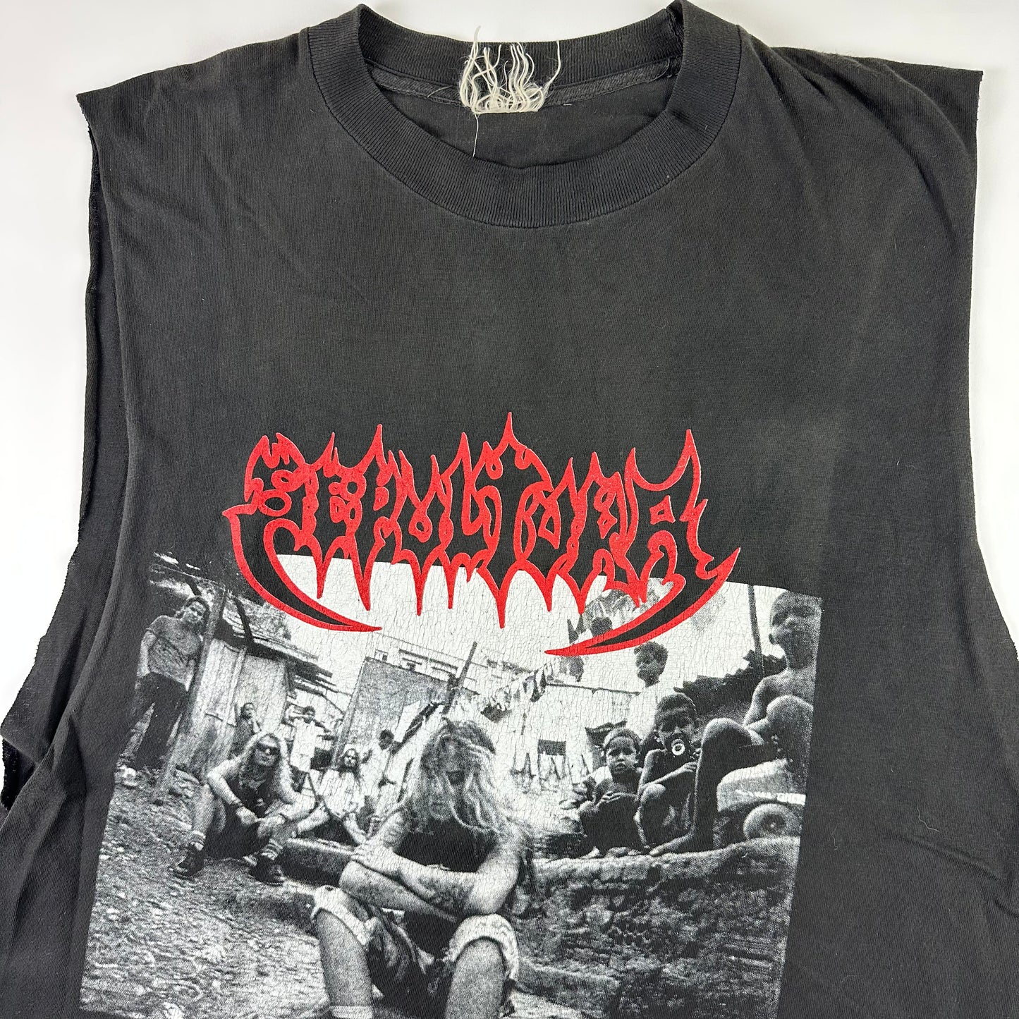 Vintage 1992 Sepultura Sleeveless Shirt XL Third World Posse