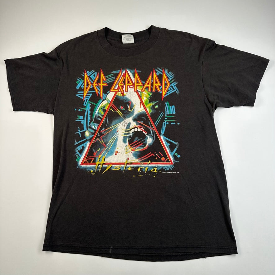 Vintage 1987 Def Leppard Shirt Large Hysteria