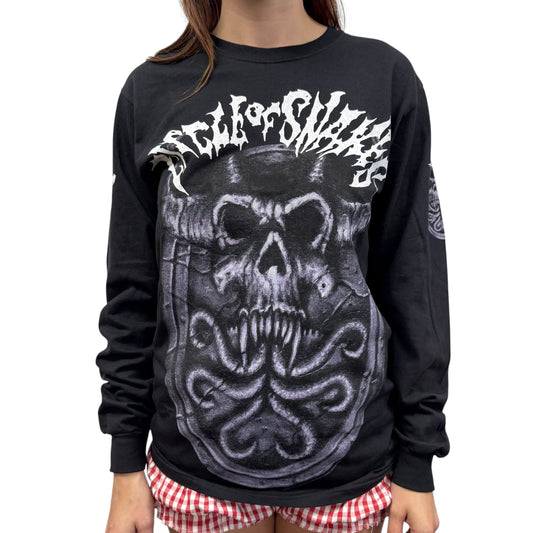 Vintage 2005 Danzig Long Sleeve Shirt Small Circle Of Snakes
