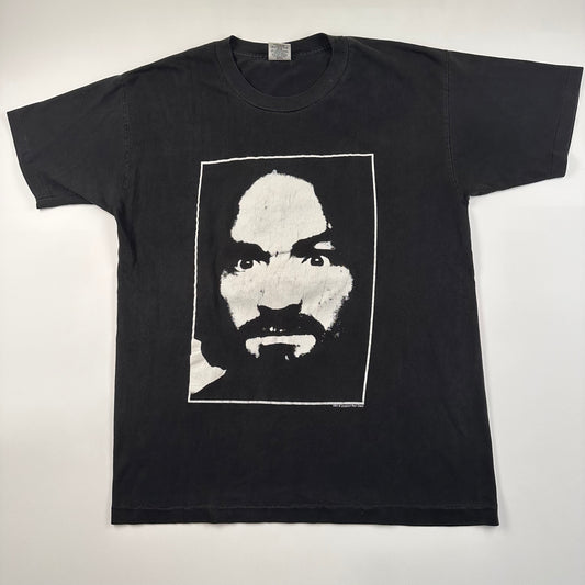 Vintage 1991 Charles Manson Shirt Large Support Family Values