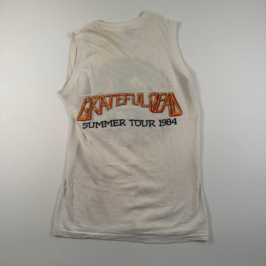 Vintage 1984 Grateful Dead Tank Top Shirt Small Summer Tour