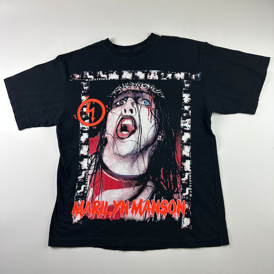 Vintage 90s Marilyn Manson Shirt Large Antichrist Superstar