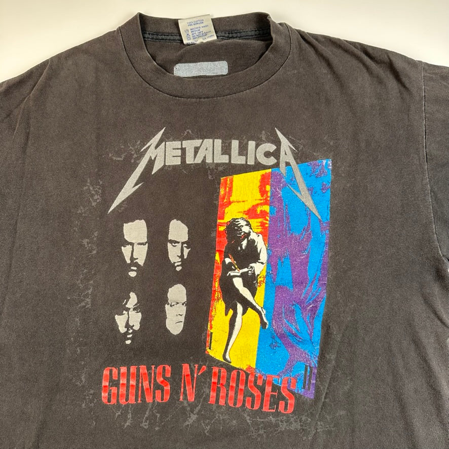 Vintage 1992 Metallica Guns N Roses Shirt XL