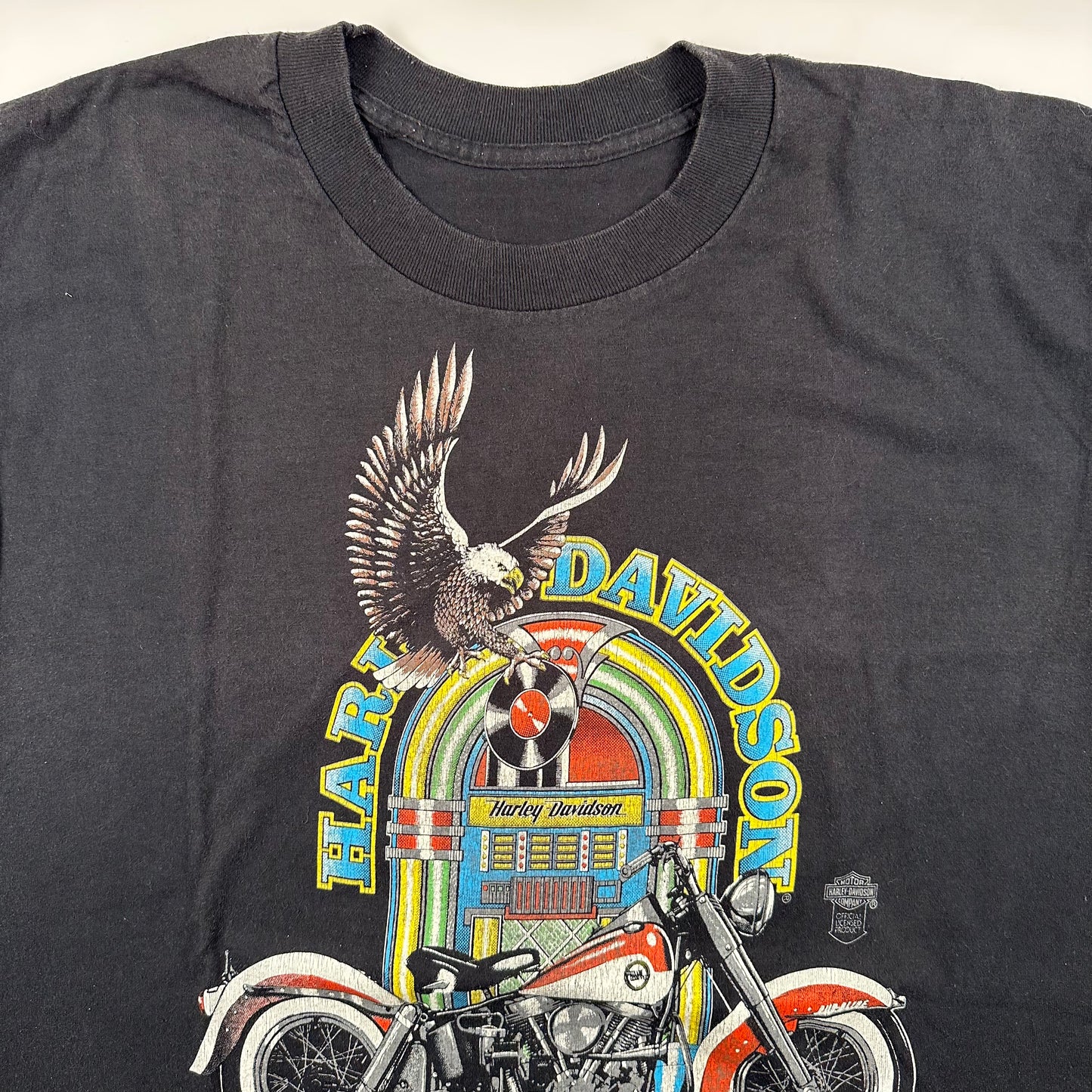 Vintage 80s Harley Davidson Shirt Large And Rock & Roll Forever