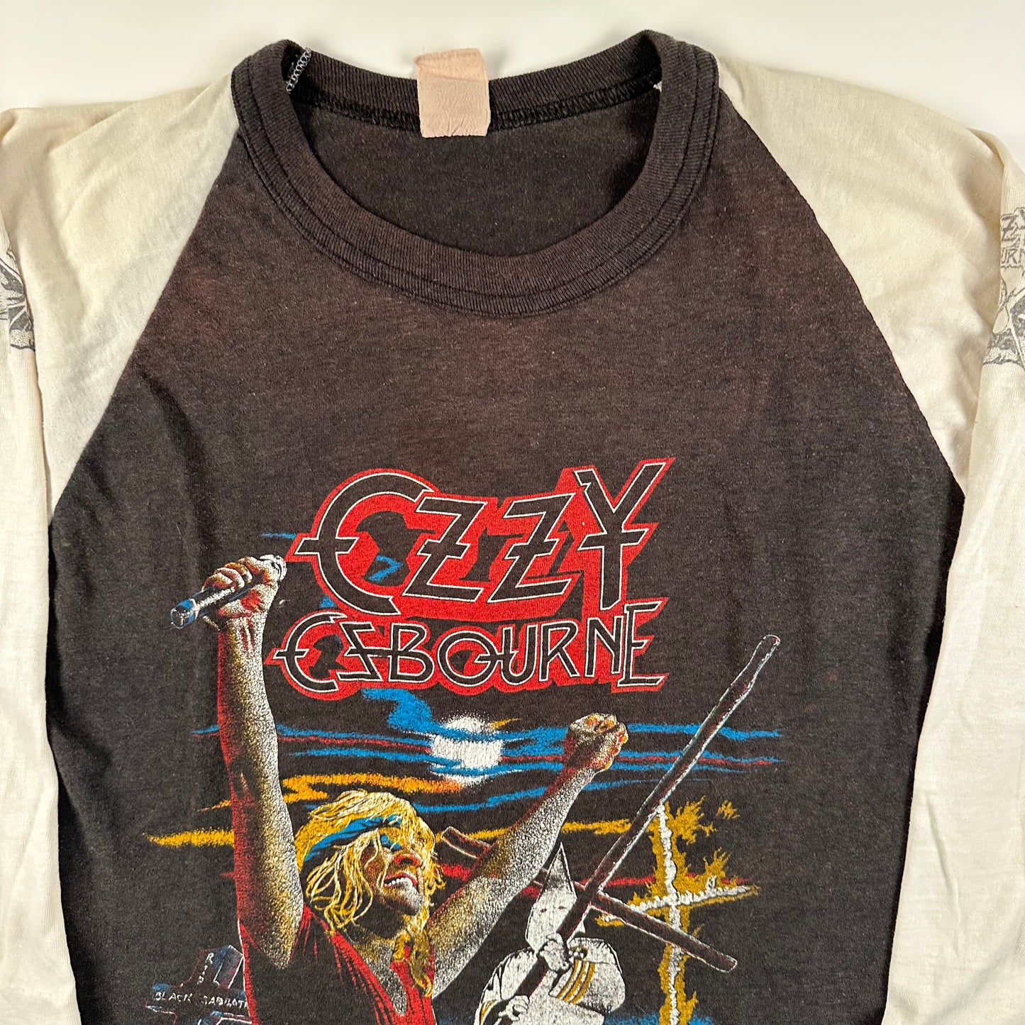 Vintage 80s Ozzy Osbourne Shirt Medium Diary Of A Madman