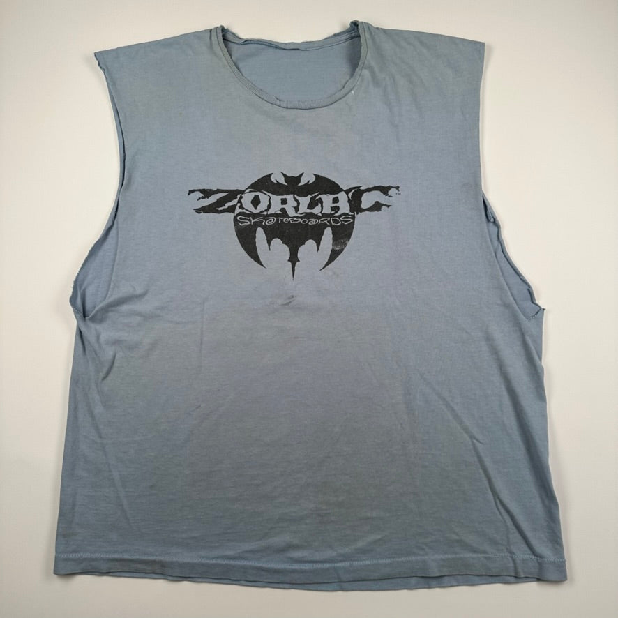 Vintage 1989 Zorlac Skateboards Sleeveless Shirt XL