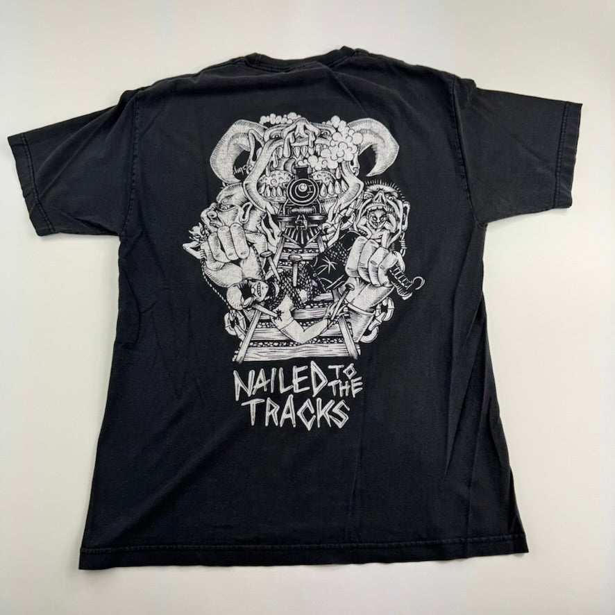 Backtrack Shirt Large Nailed To The Tracks