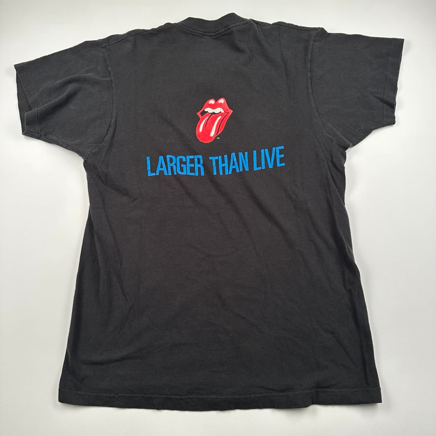 Vintage 1991 Rolling Stones Shirt XL At The Max Larger Than Live