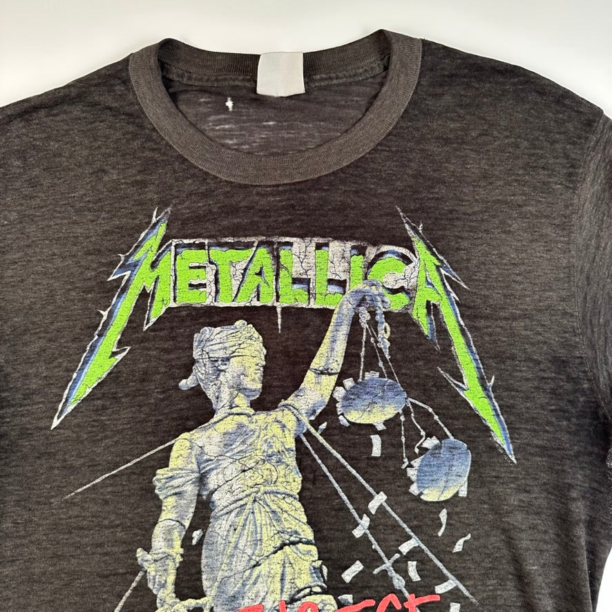 Vintage 1988 Metallica Shirt Medium And Justice For All