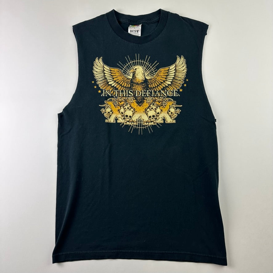 Vintage 2000s In This Defiance Sleeveless Shirt Small