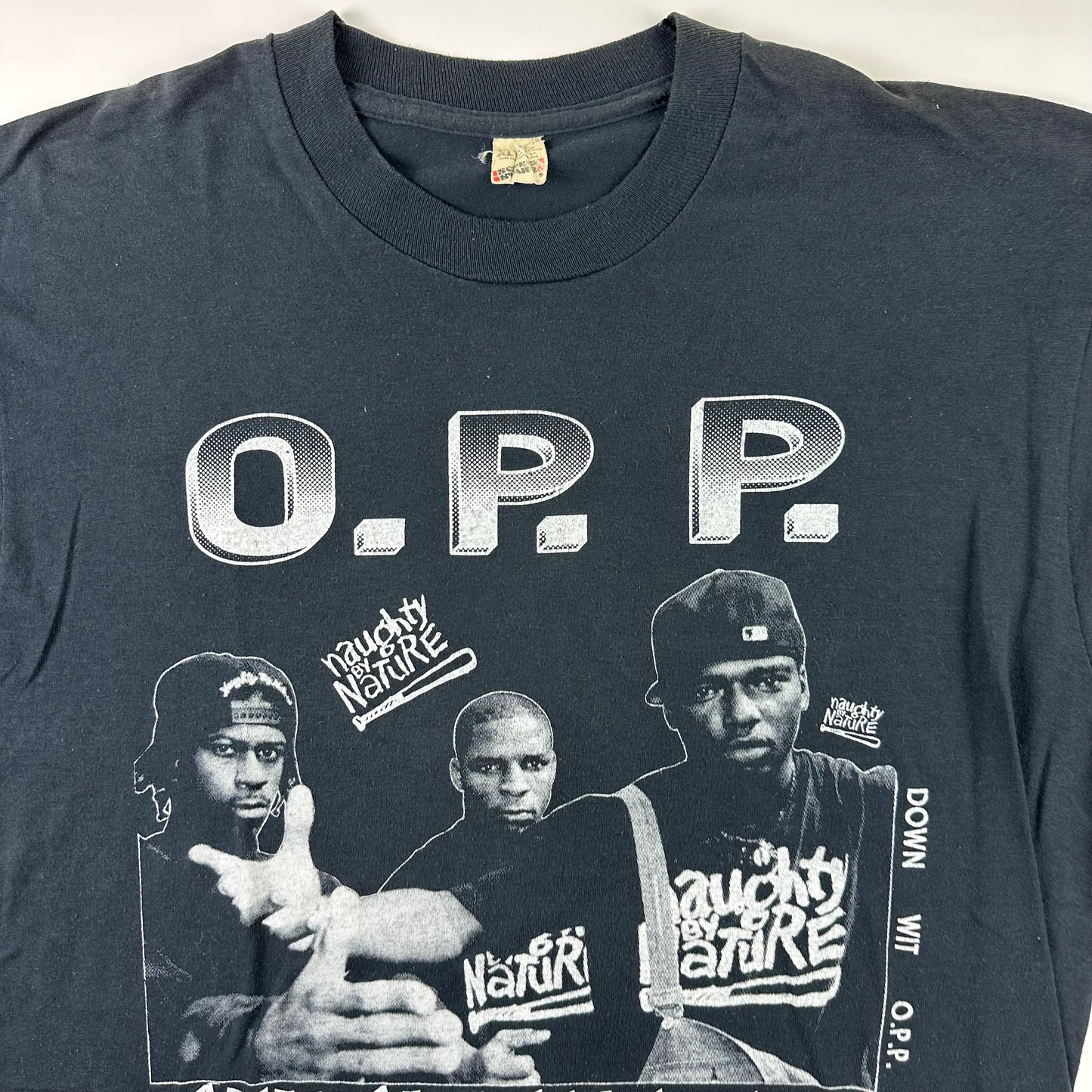 Vintage 90s Naughty By Nature Shirt XL Down Wit O.P.P