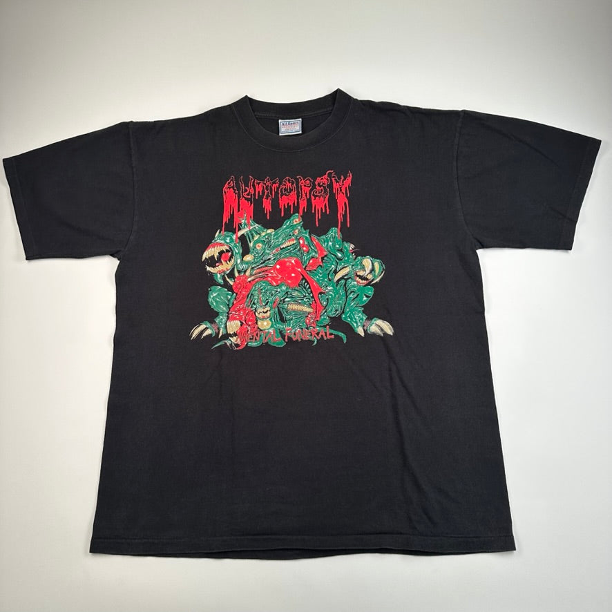 Vintage 90s Autopsy Shirt XL Mental Funeral