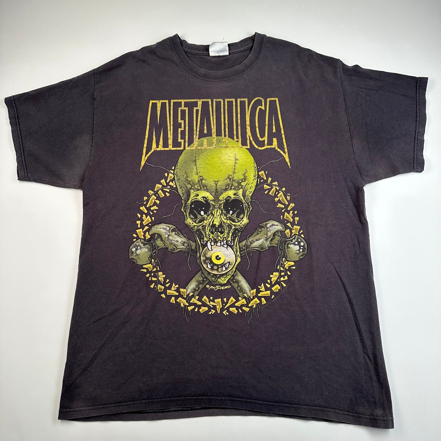 Vintage 2001 Metallica Shirt Large No Leaf Clover