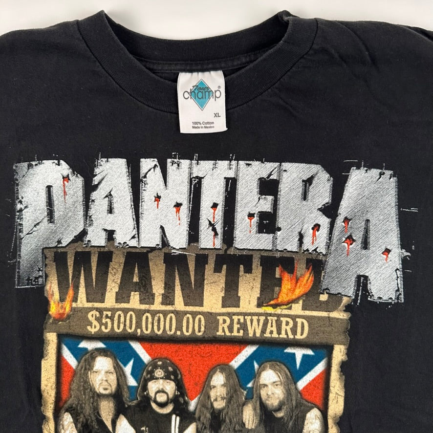 Vintage 2001 Pantera Shirt XL Wanted Cowboys From Hell