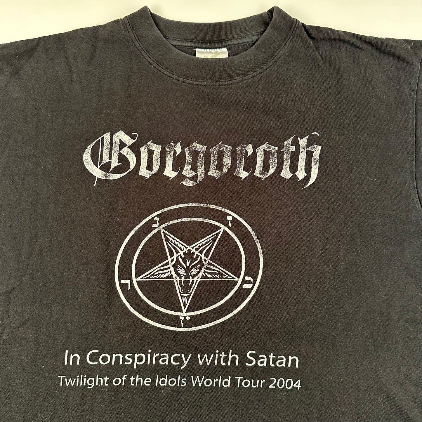 Vintage 2004 Gorgoroth Shirt Large In Conspiracy With Satan