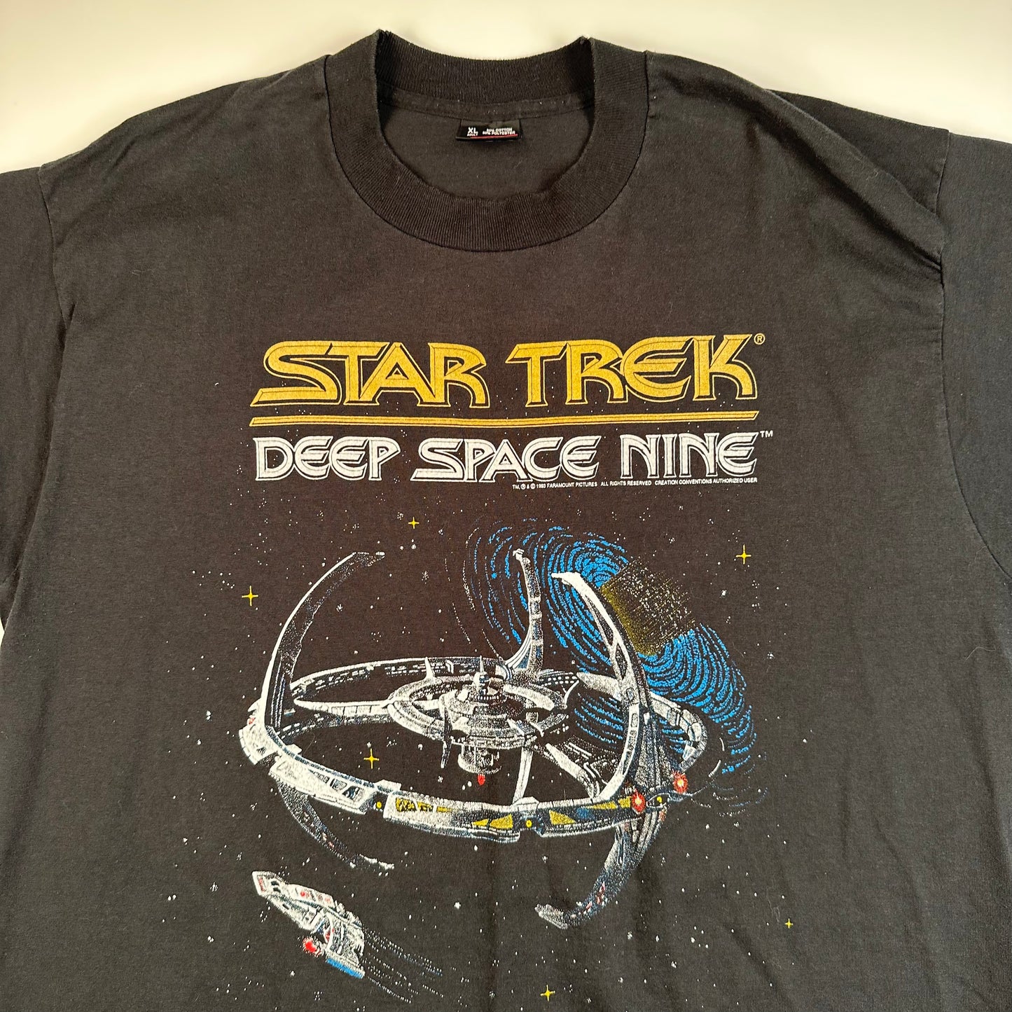 Vintage 1993 Star Trek Shirt XL Deep Space Nine