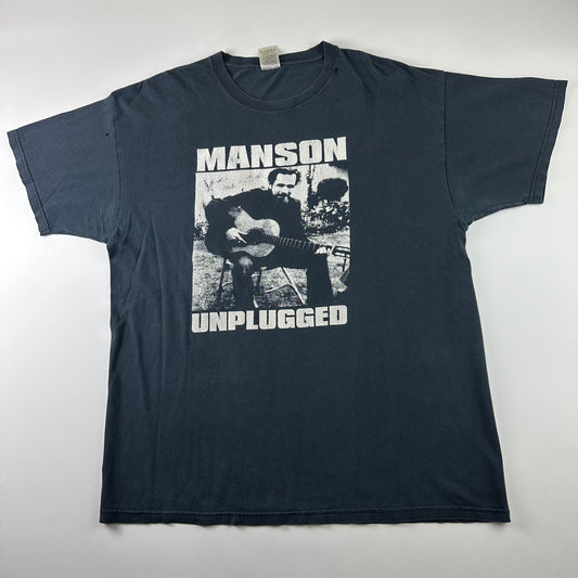 Vintage 2000s Charles Manson Shirt XL Unplugged