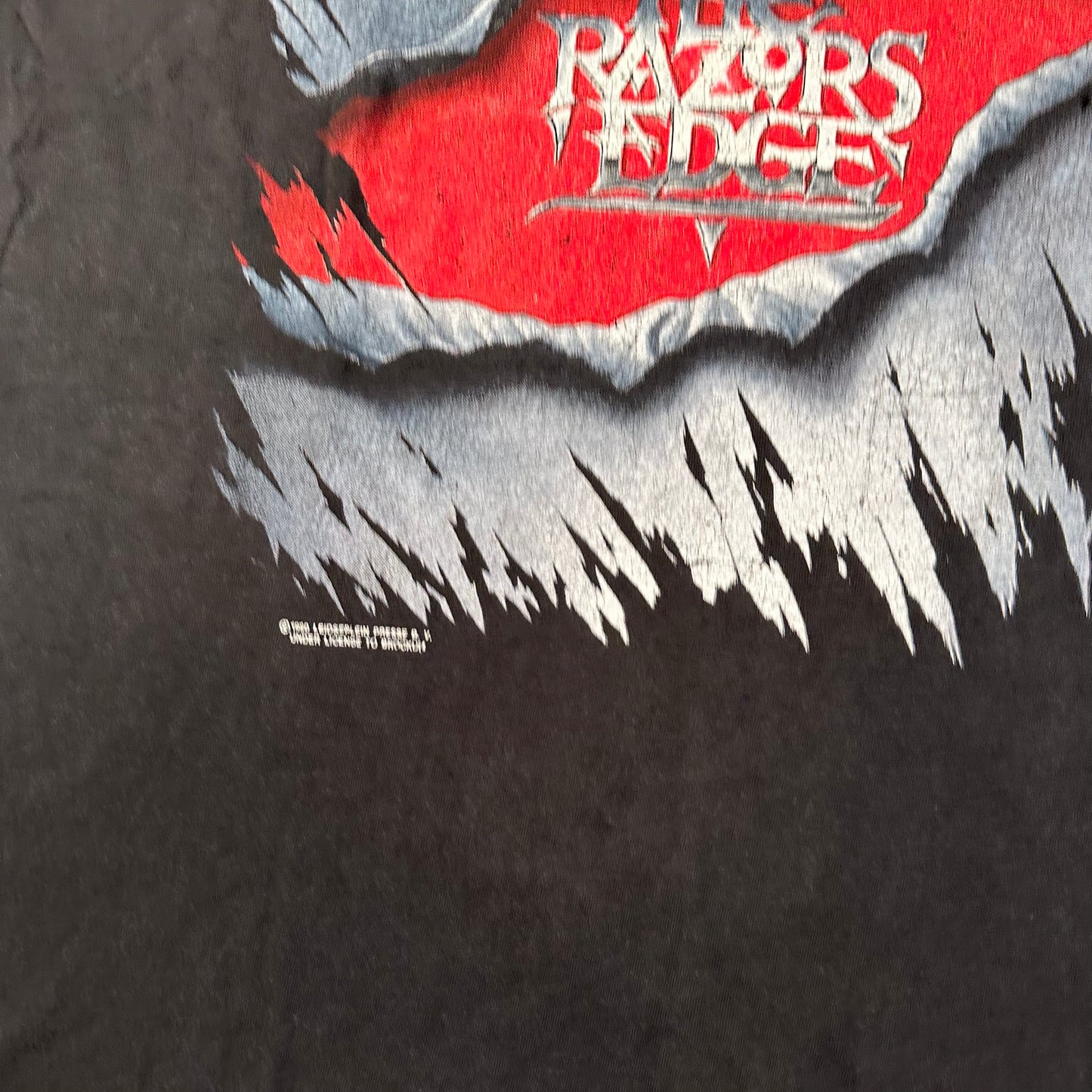 Vintage 1990 AC/DC Shirt Large The Razors Edge