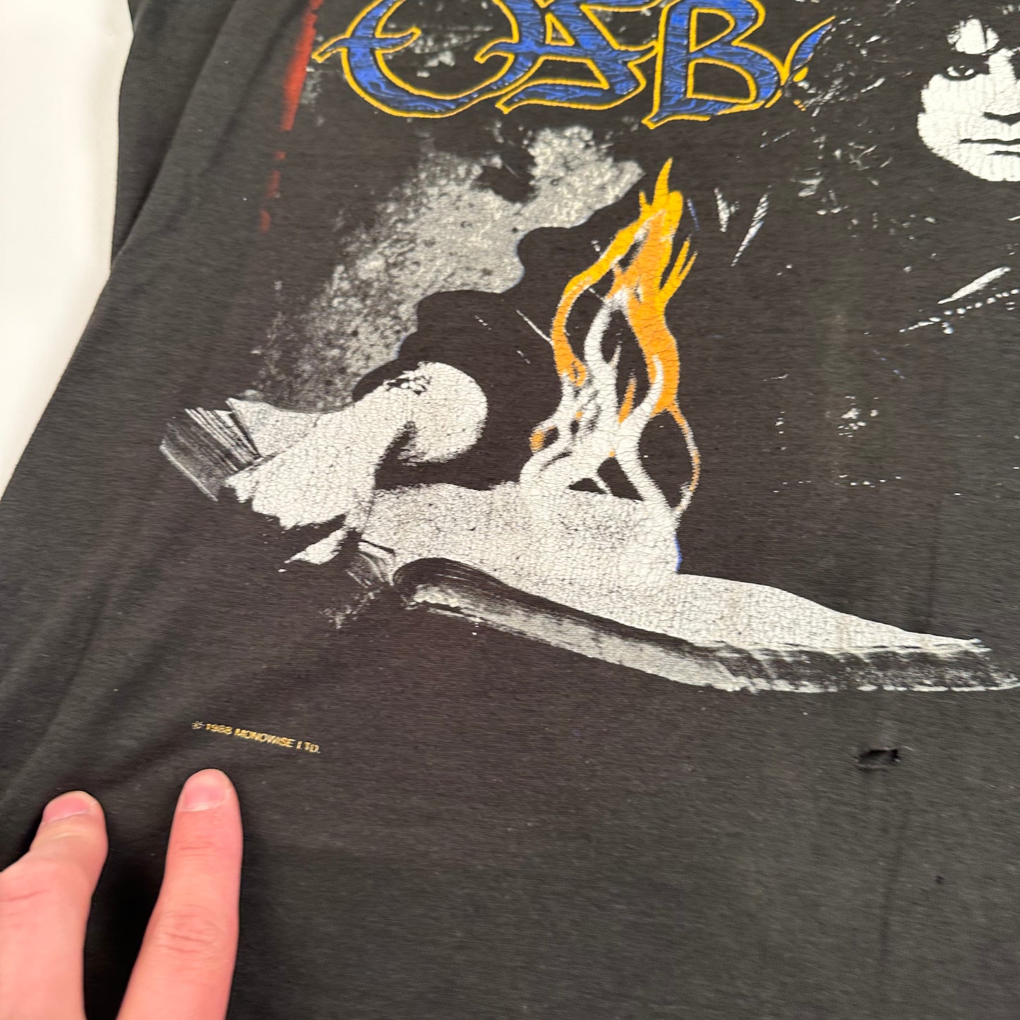 Vintage 1988 Ozzy Osbourne Shirt Large Is...