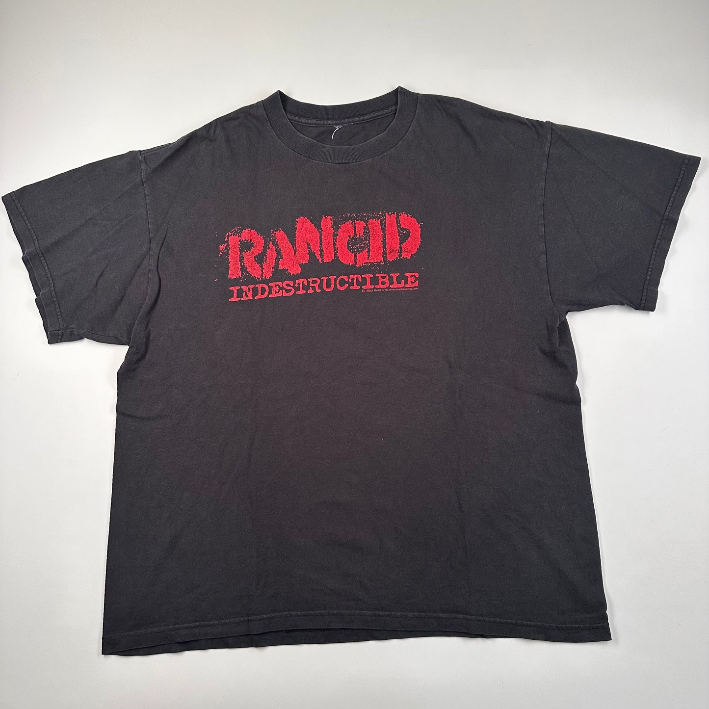 Vintage 2003 Rancid Shirt XL Indestructible