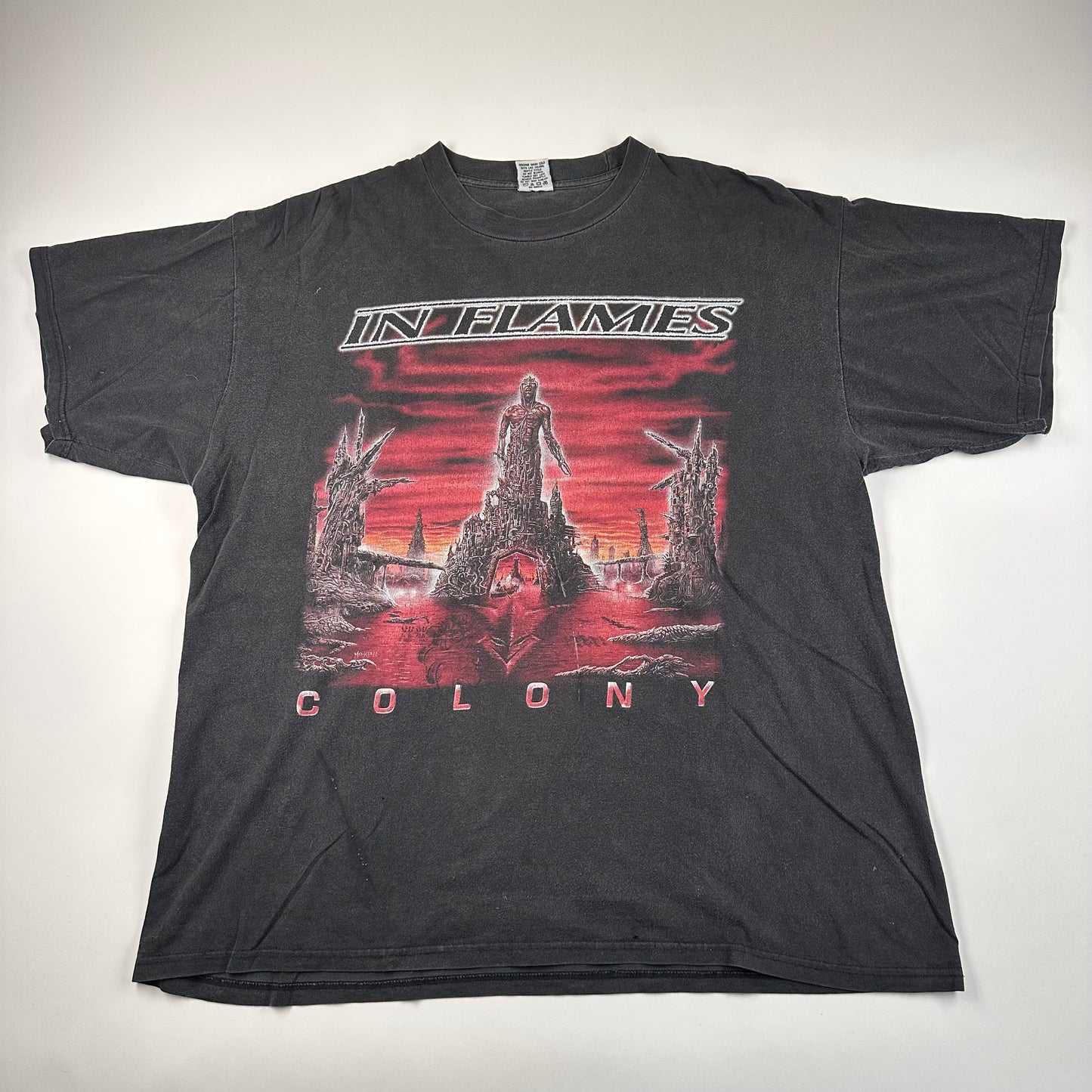 Vintage 1999 In Flames Shirt XL Colony