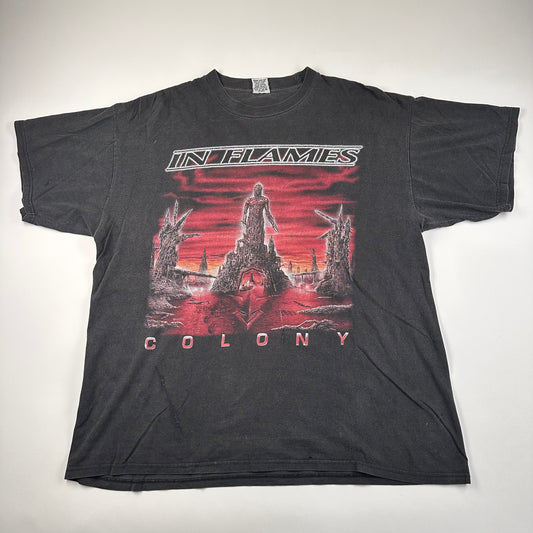 Vintage 1999 In Flames Shirt XL Colony