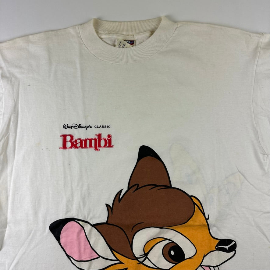 Vintage 90s Bambi Shirt XL Walt Disney Classic