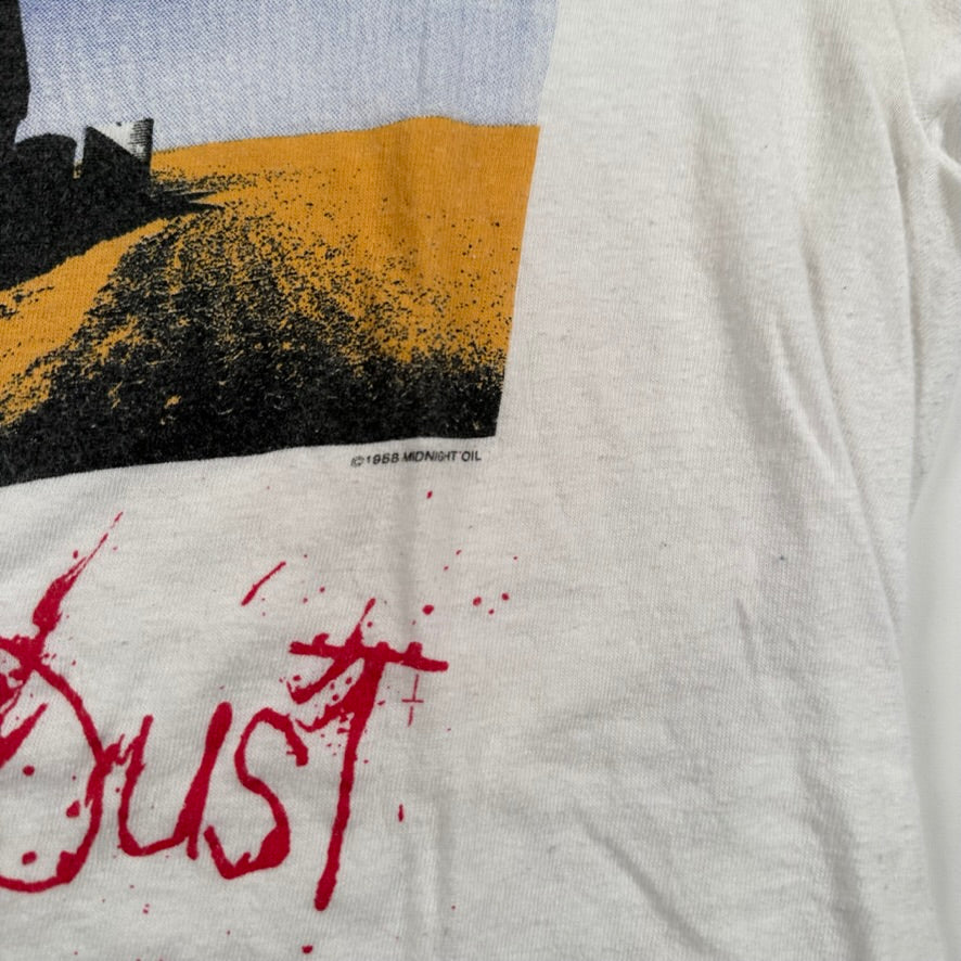 Vintage 1988 Midnight Oil Shirt XL Diesel And Dust