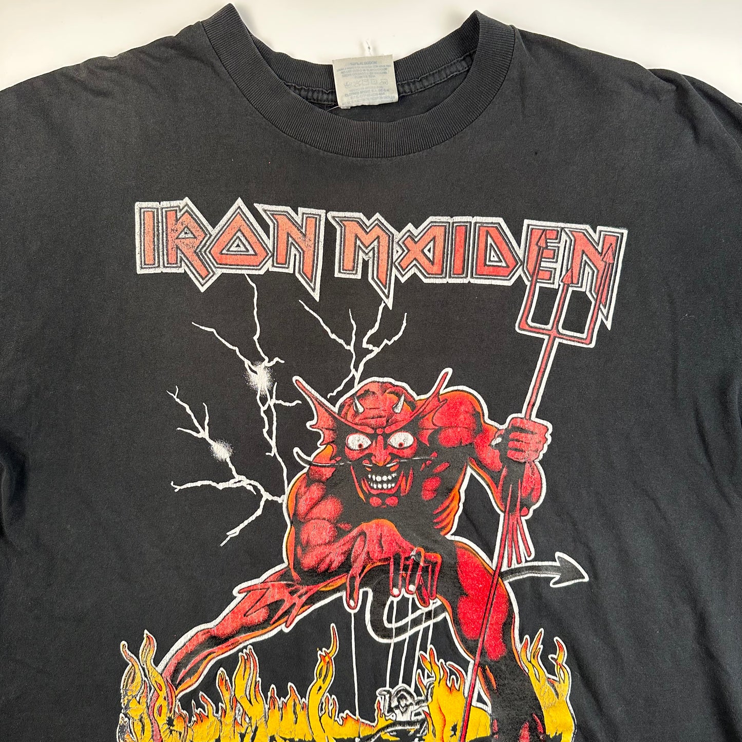 Vintage 90s Iron Maiden Shirt Large The Number Of The Beast