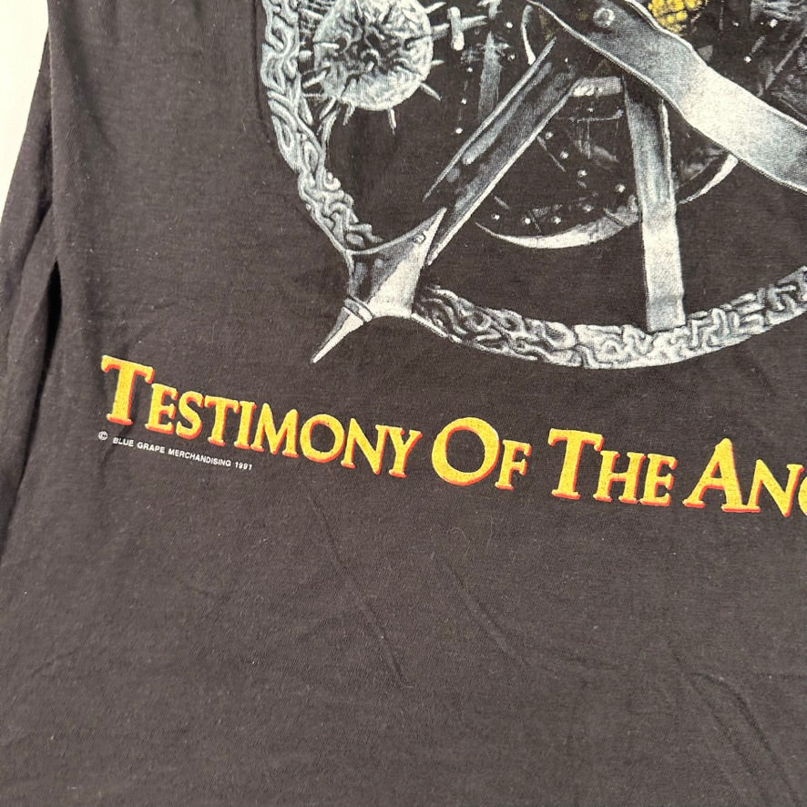 Vintage 1991 Pestilence Shirt Medium Testimony Of The Ancients