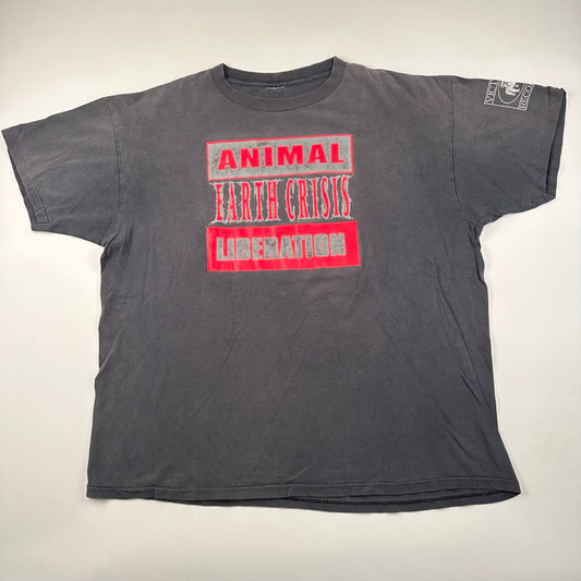 Vintage 90s Earth Crisis Shirt XL Animal Liberation