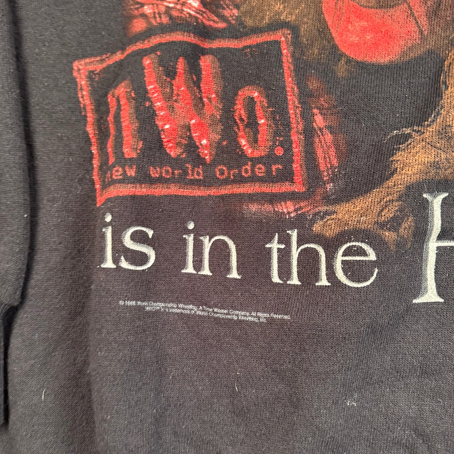 Vintage 90s NWO Crewneck Sweatshirt XL Is In The House New World Order