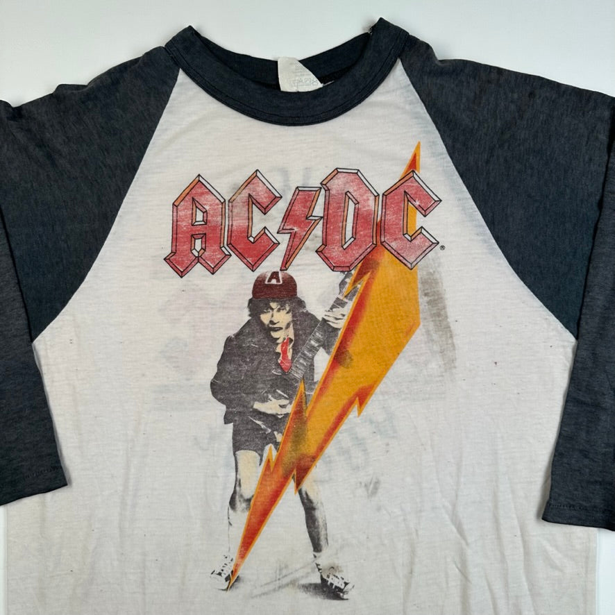 Vintage 70s AC/DC Shirt XL High Voltage&nbsp;