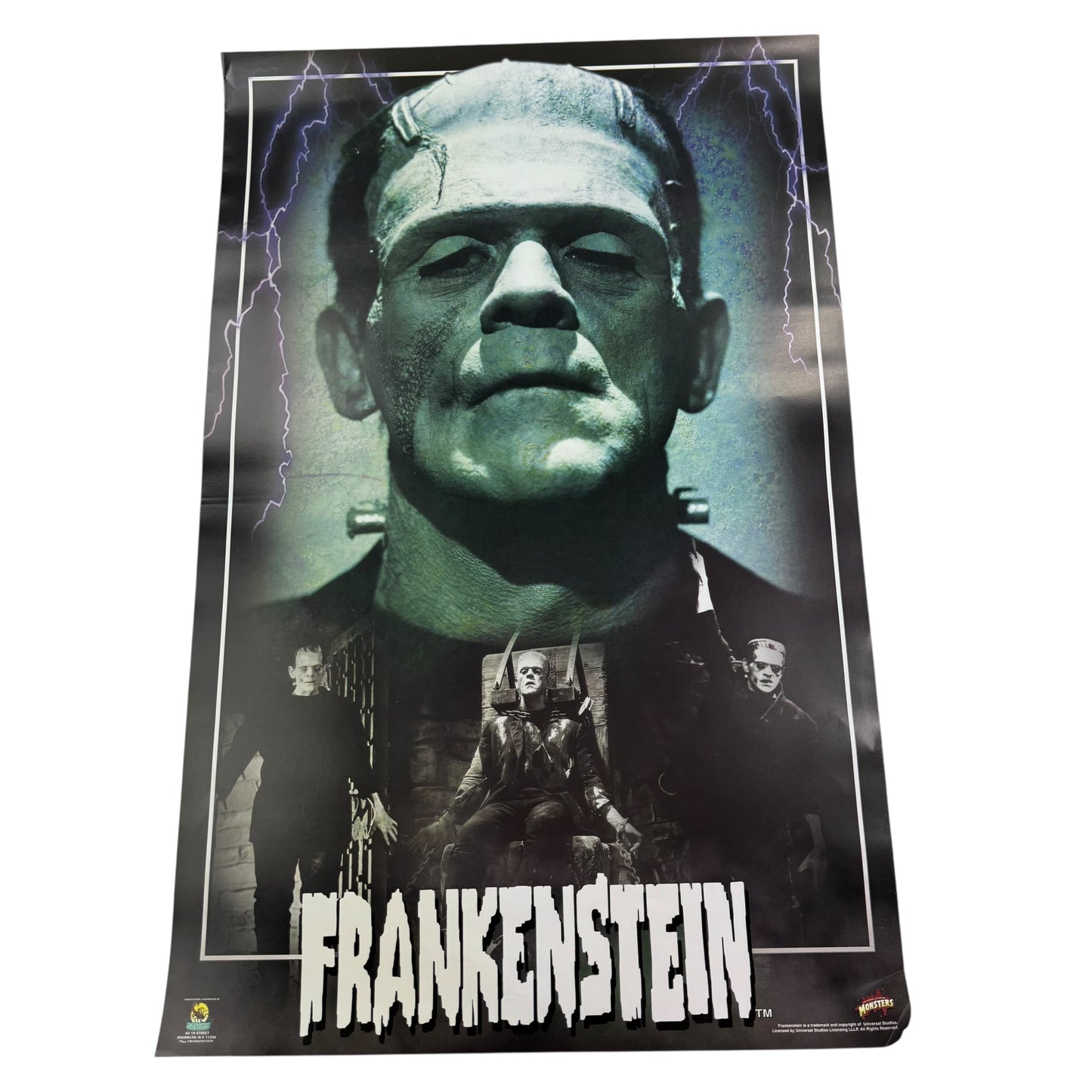 Vintage 90s Frankenstein Poster