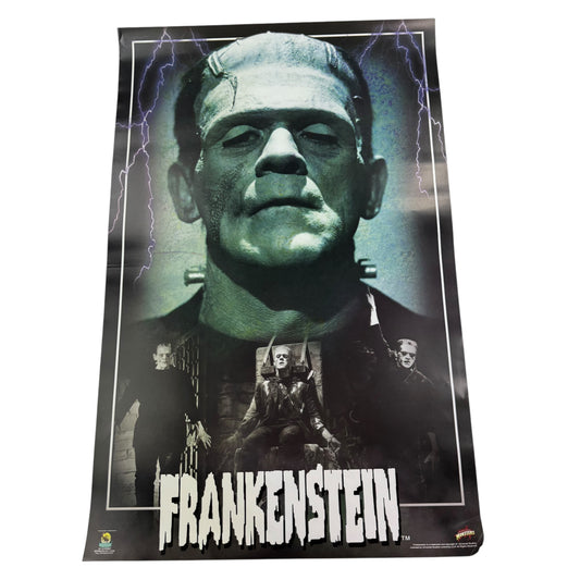 Vintage 90s Frankenstein Poster