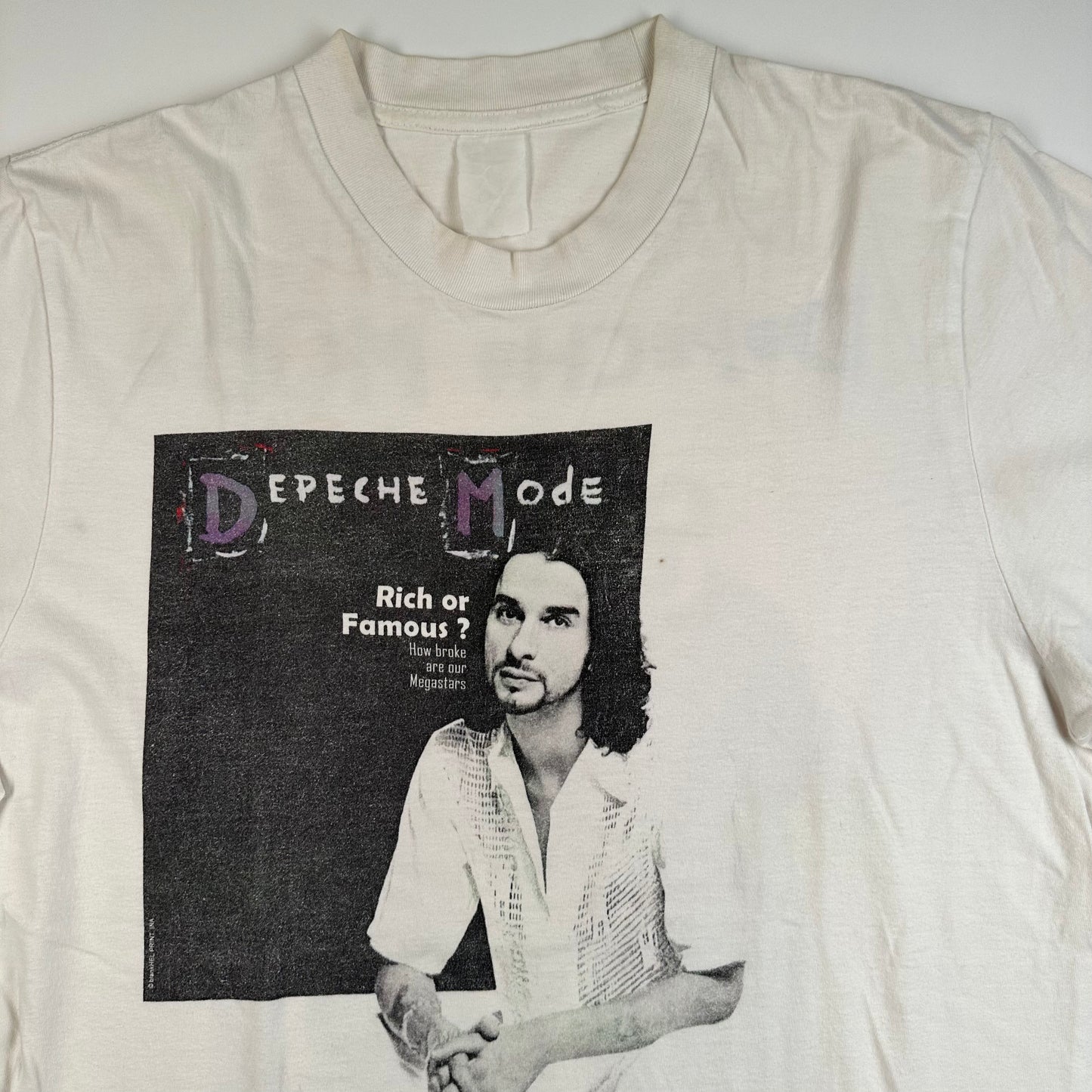 Vintage 90s Depeche Mode Shirt Large Rich Or Famous