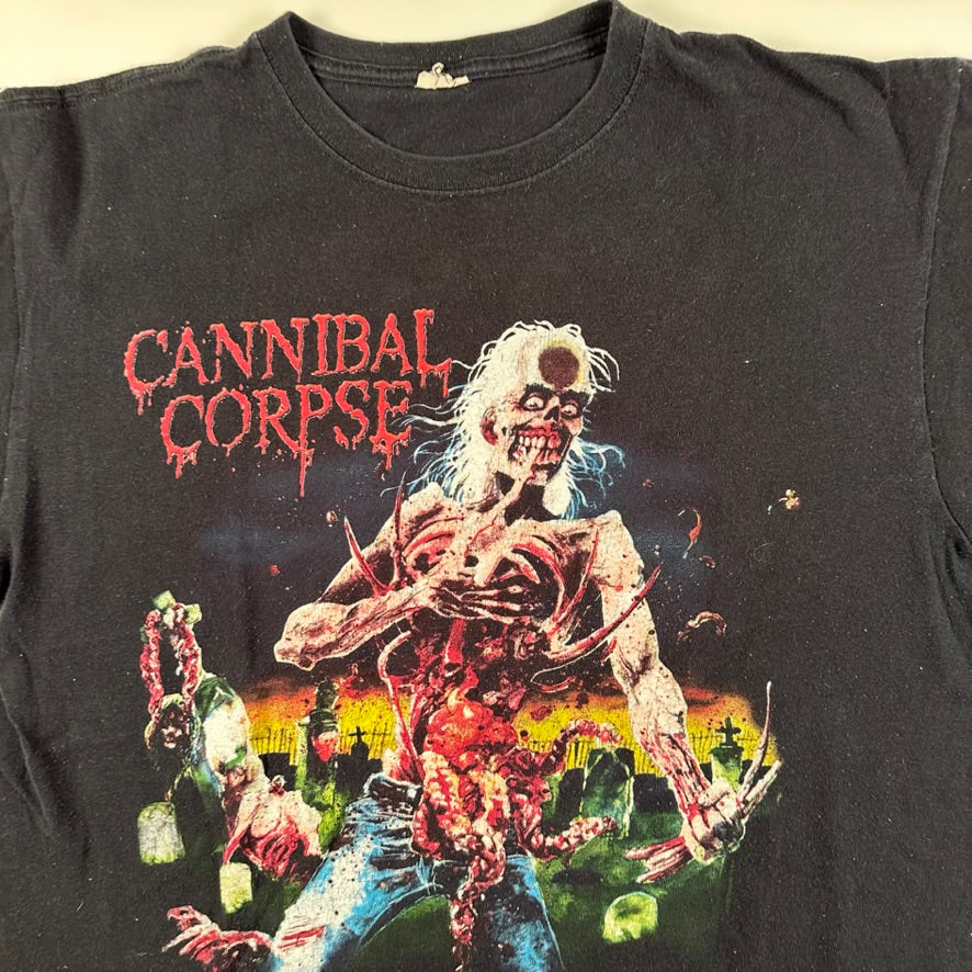 Vintage 2000s Cannibal Corpse Shirt Large Eaten Back To Life