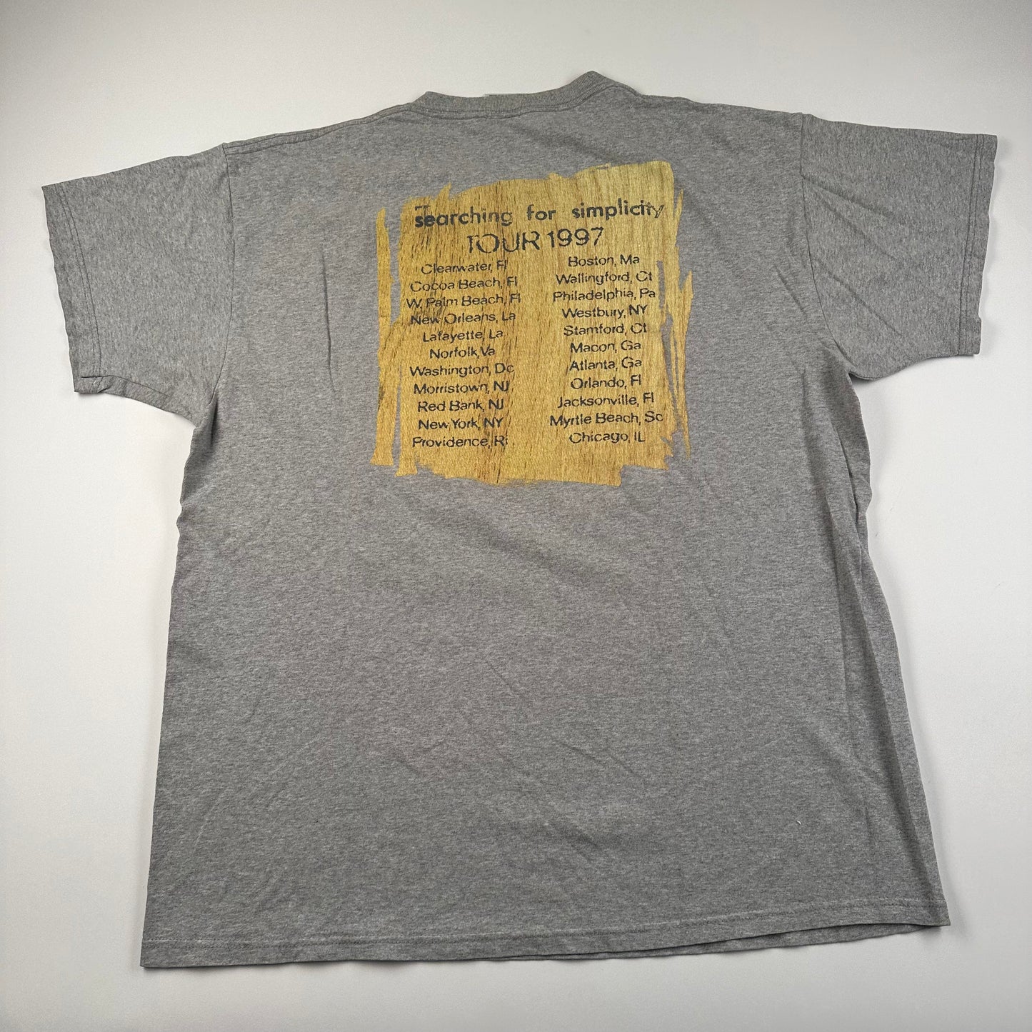 Vintage 1997 Gregg Allman Shirt XL Searching For Simplicity