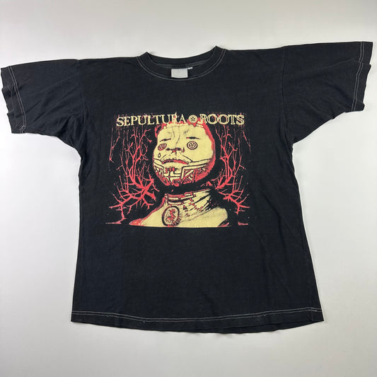 Vintage 90s Sepultura Shirt Large Roots